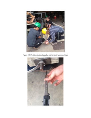 Figure 14. Post-tensioning threaded rod for post-tensioned slab.
 
