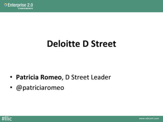 Lessons Learned from Internal Communities