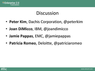 Lessons Learned from Internal Communities