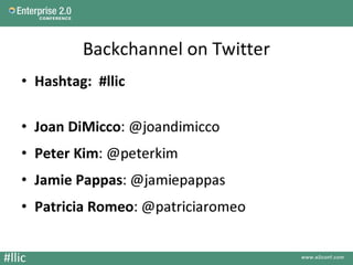 Lessons Learned from Internal Communities