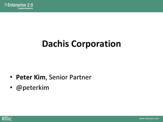 Lessons Learned from Internal Communities