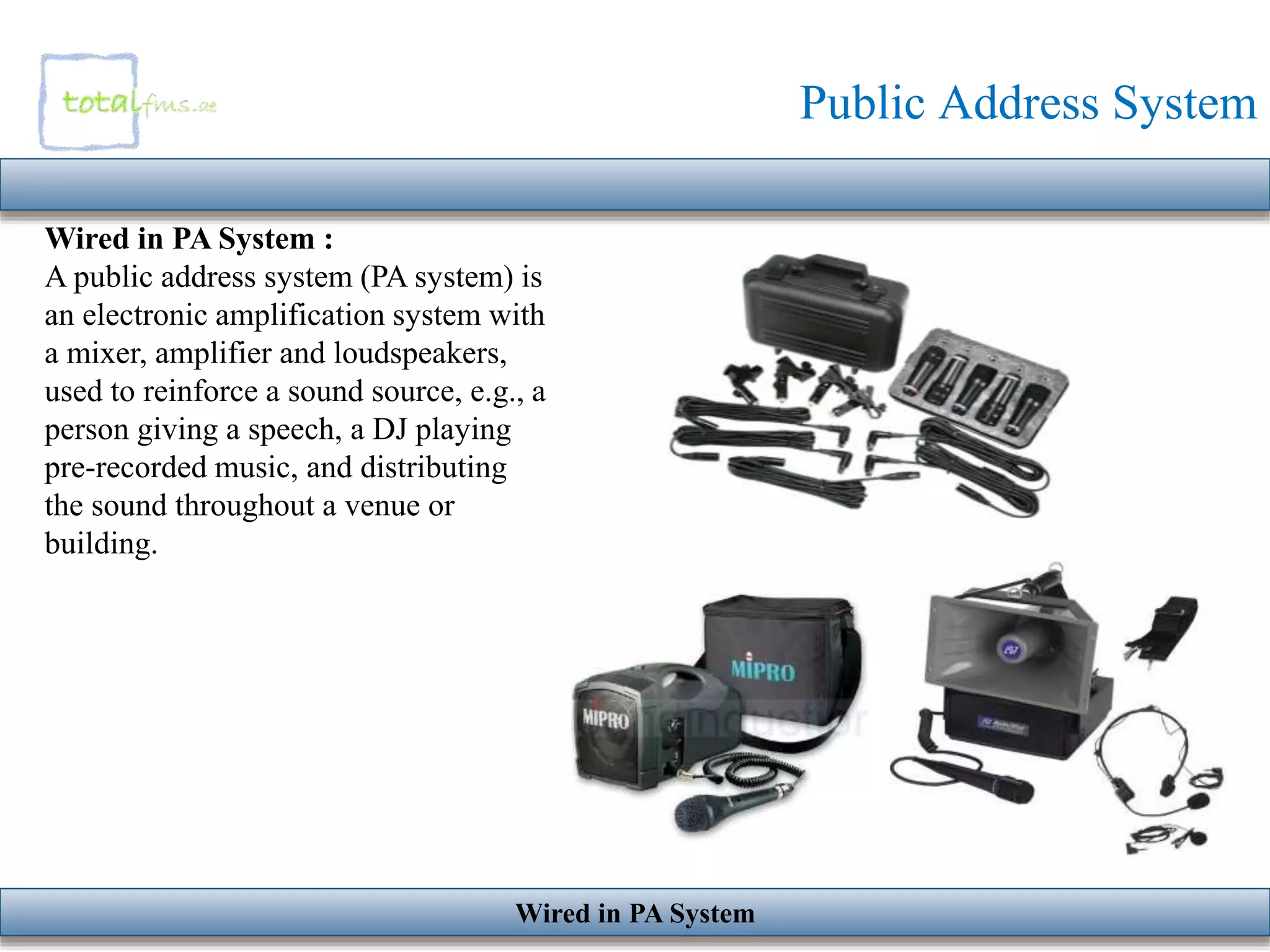 Public Address System | PPTX
