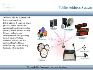 Public Address System | PPTX