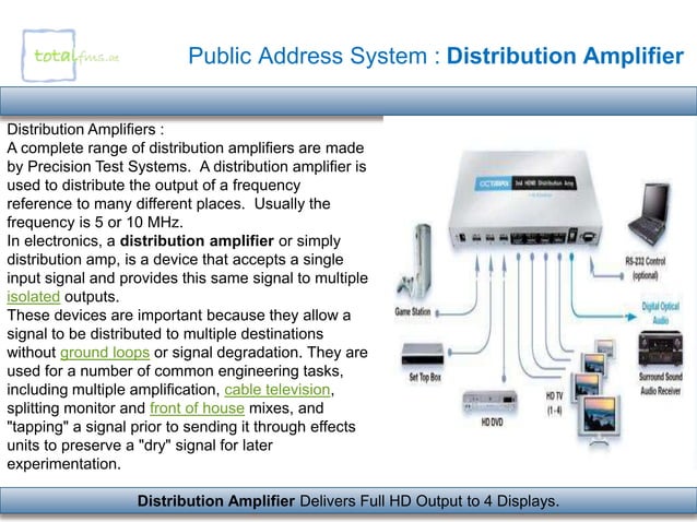 Public Address System