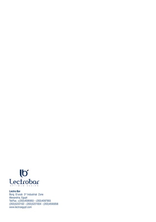 Lectro Bar Product Catalogue | PDF
