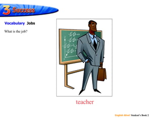 teacher What is the job? Vocabulary   Jobs 