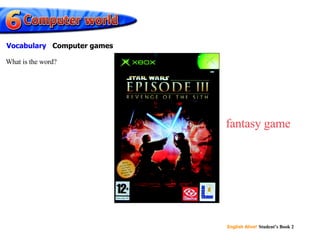 fantasy game What is the word? Vocabulary Computer games