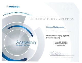 Training certificates