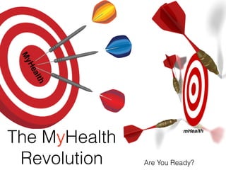 The MyHealth
Revolution Are You Ready?
mHealth
MyHealth
 