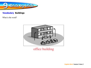 office building What is the word? Vocabulary  Buildings 