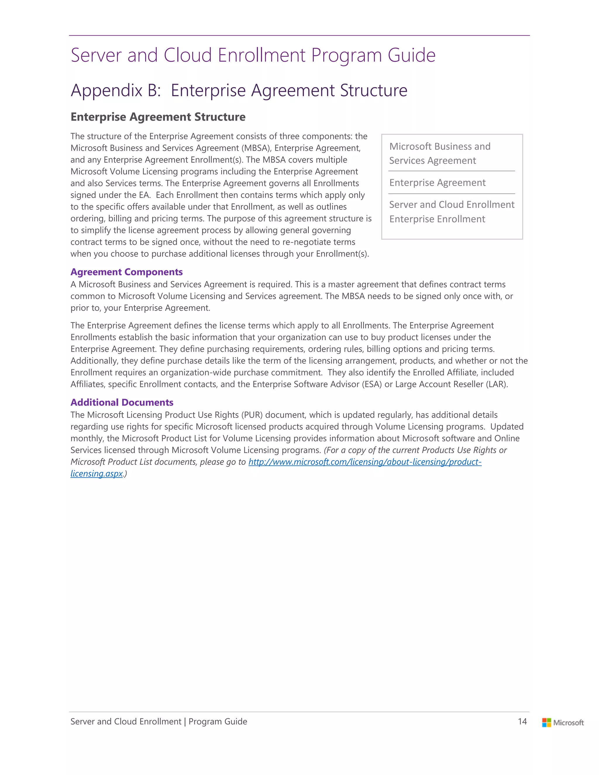 Microsoft Server And Cloud Enrollment Program Guide Pdf