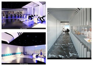 Restaurant Entry & Kitchen
Bench Seating
Bar Counter
 