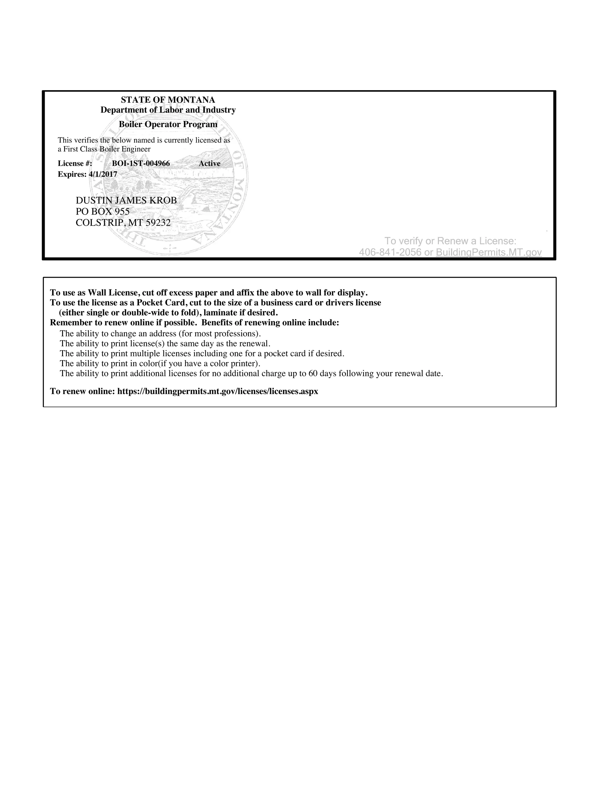 First Class Boilers Licence PDF