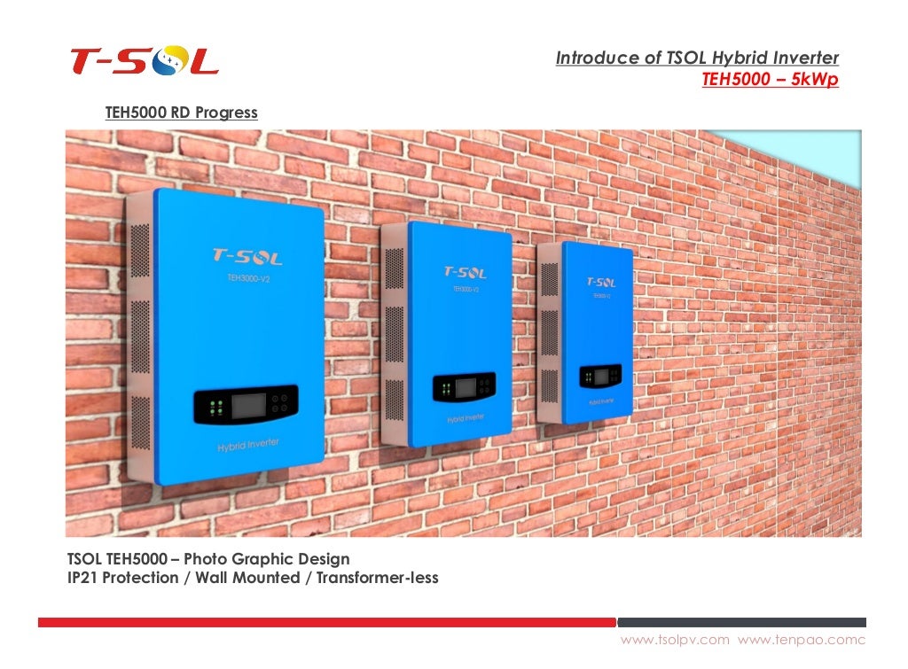 T-SOL 2016-PV Solar Inverter PPT