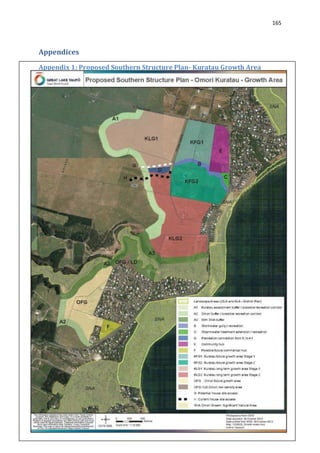 165
188.763, 2013, EIA.
Appendices
Appendix 1: Proposed Southern Structure Plan- Kuratau Growth Area
 