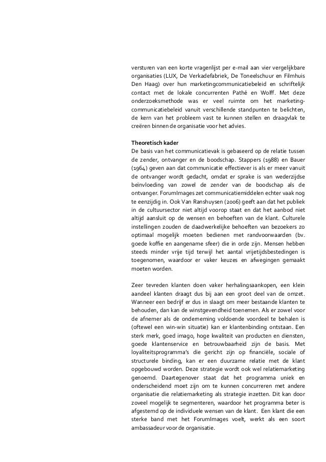 Adviesrapport Voorbeeld