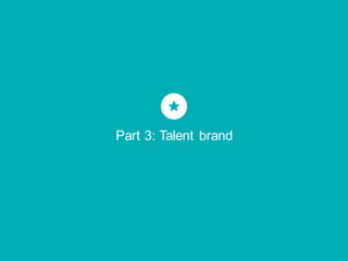 Part 3: Talent brand
 