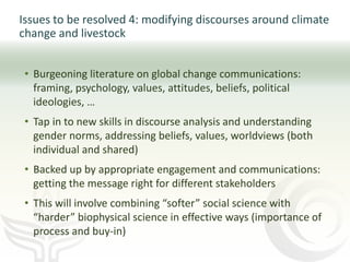 Livestock and climate change: Can we steer a path between the devil and the deep blue sea?