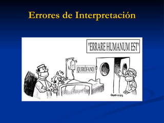Errores de Interpretación 