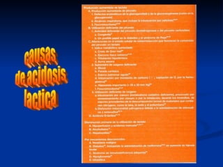causas de acidosis lactica 