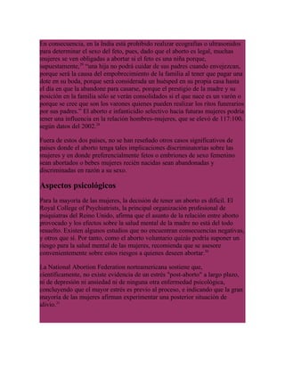 el aborto
