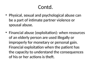 Comprehensive Overview of Elder Abuse: Identification, Types, and ...