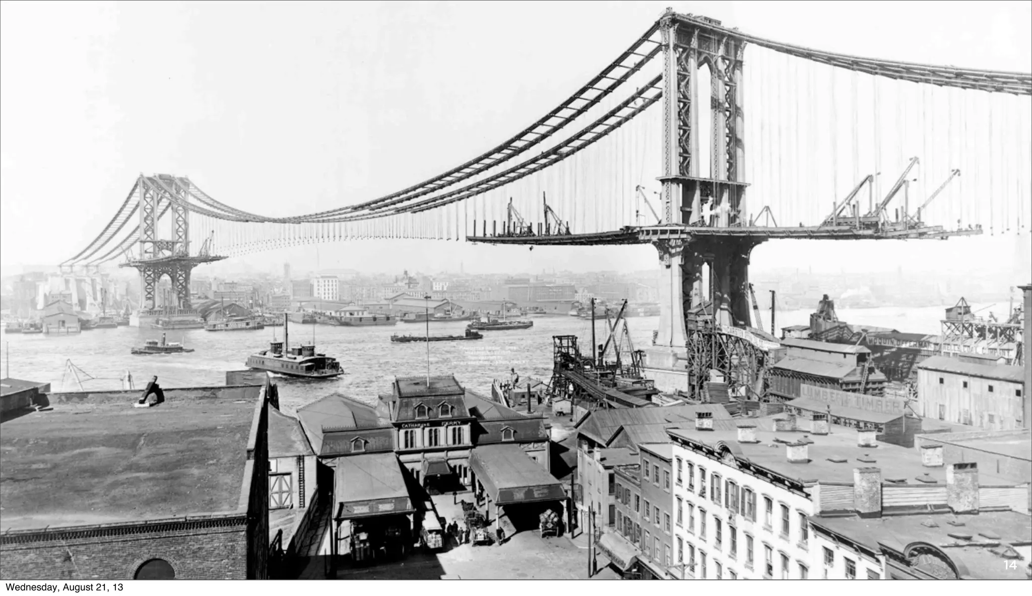 14
Wednesday, August 21, 13
 