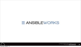 28
Wednesday, August 21, 13
 