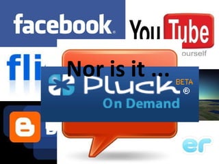 Social media is not Nor is it ... 