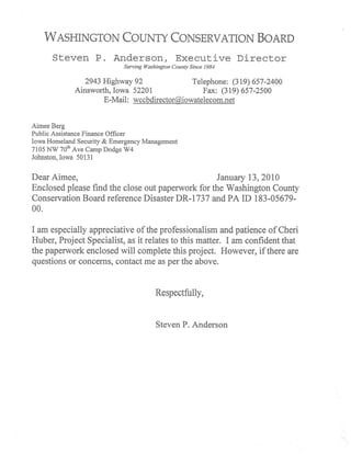 Anderson letter