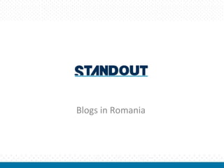 Blogs in Romania  