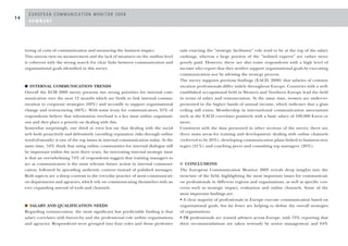 EUROPEAN COMMUNICATION MONITOR 2009
                                                                                      ...