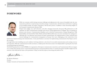EUROPEAN COMMUNICATION MONITOR 2009
                                                     7
                               ...