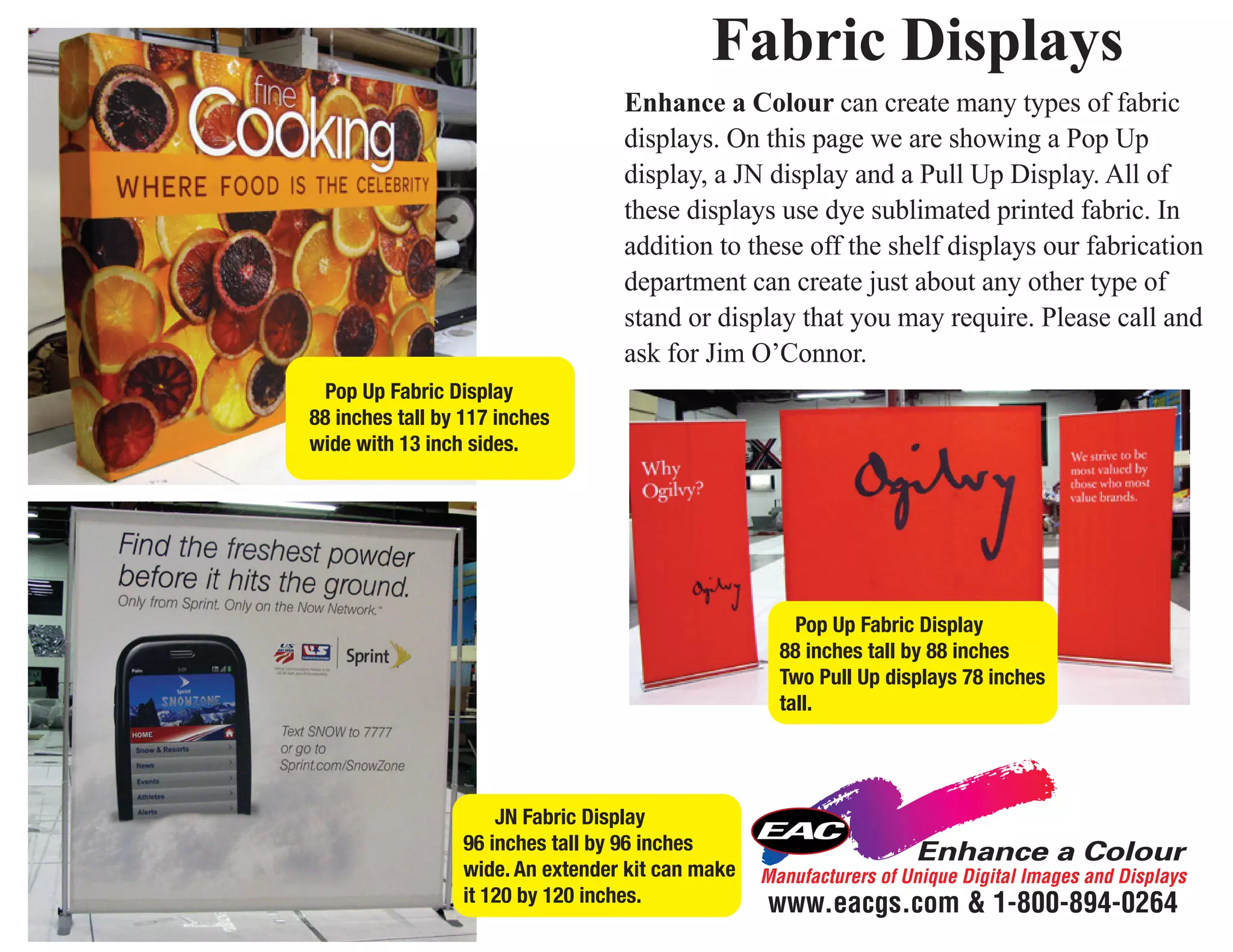 EaC Fabric Displays | PDF
