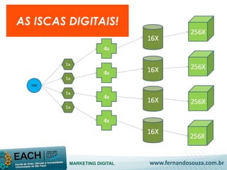 AS ISCAS DIGITAIS! 
MARKETING DIGITAL www.fernandosouza.com.br 
 