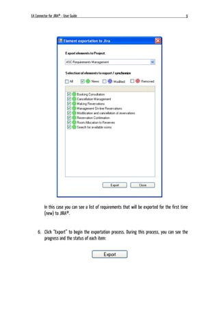 Jira User Guide.pdf Ea Connector For Jira User Guide | PDF