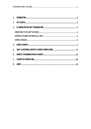 Jira User Guide.pdf Ea Connector For Jira User Guide | PDF