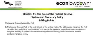Understanding the Federal Reserve System and Its Monetary Policy Tools ...