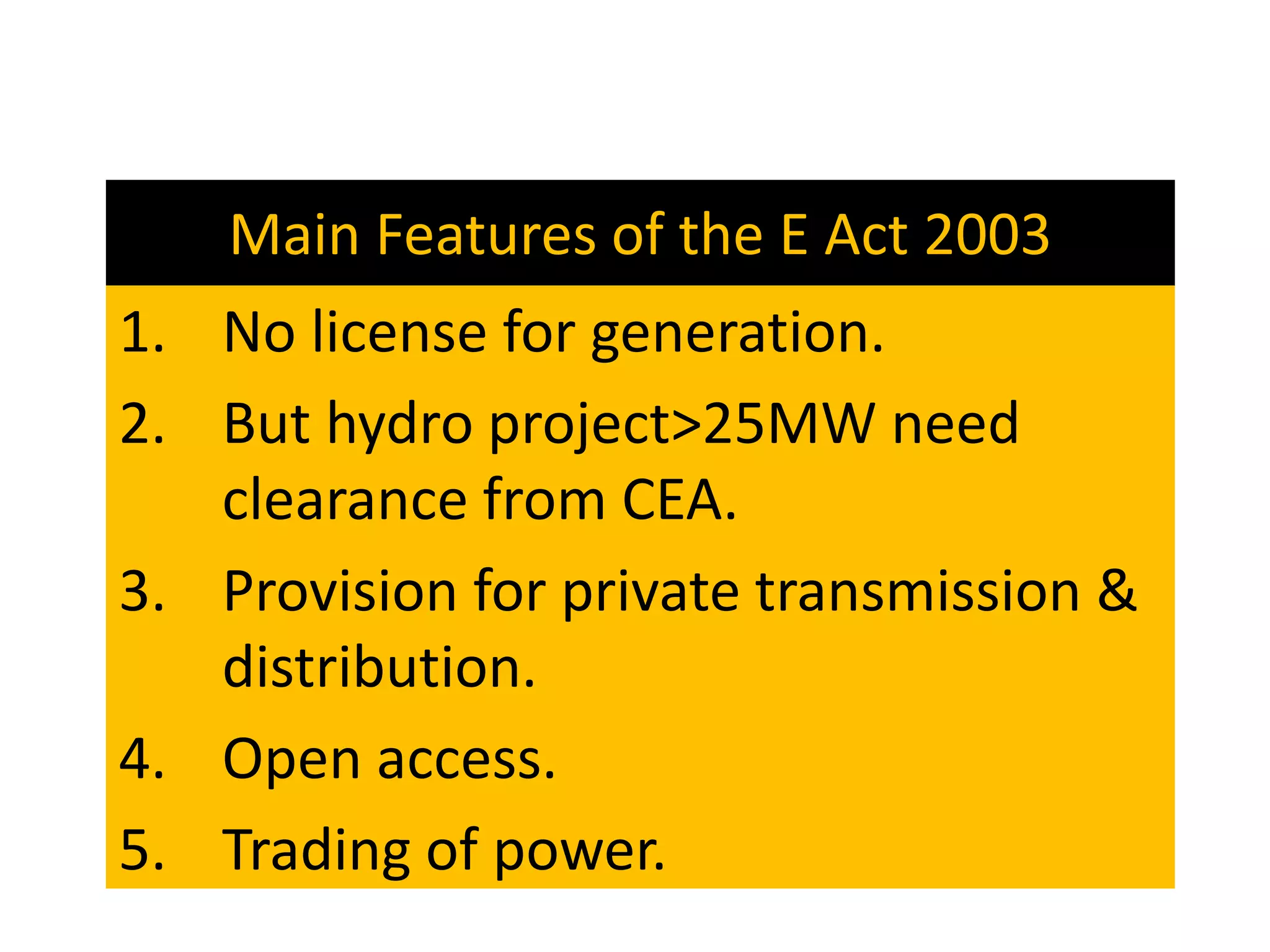 Electricity Act 2003 And Its Proposed Amendments PPTX electricity-act-2003-and-its-proposed-amendments-pptx
