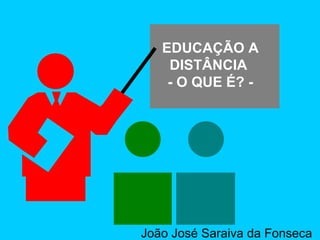 EDUCAÇÃO A DISTÂNCIA  - O QUE É? - João José Saraiva da Fonseca 