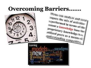 Overcoming Barriers……. 