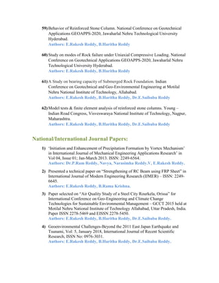 Eadala Rakesh Reddy resume april 2020 | PDF