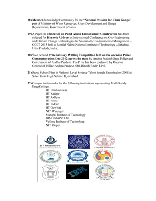 Eadala Rakesh Reddy resume april 2020 | PDF