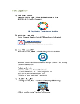 Eadala Rakesh Reddy resume april 2020 | PDF