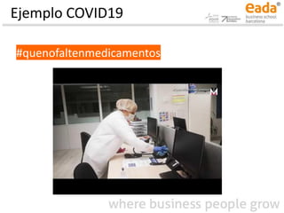 Ejemplo COVID19
#quenofaltenmedicamentos
 