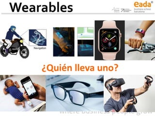 Wearables
¿Quién lleva uno?
 