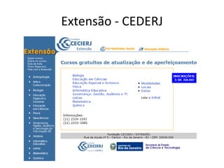 Extensão - CEDERJ 