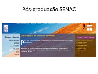 Pós-graduação SENAC 