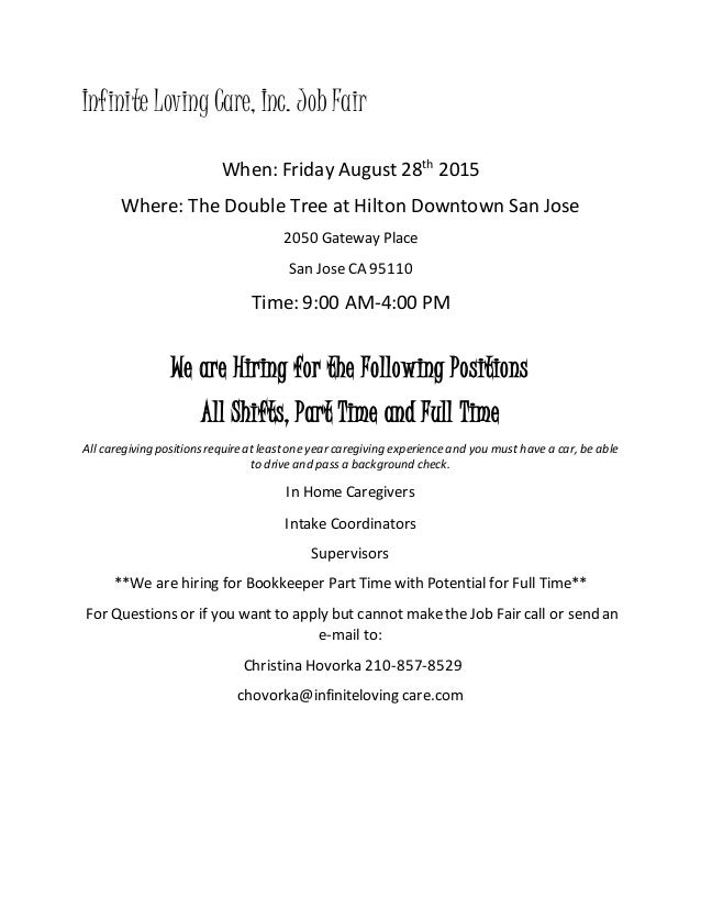 Home Care Job Fair