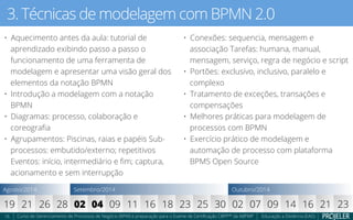 Treinamento de Modelagem e Automação de Processos utilizando a